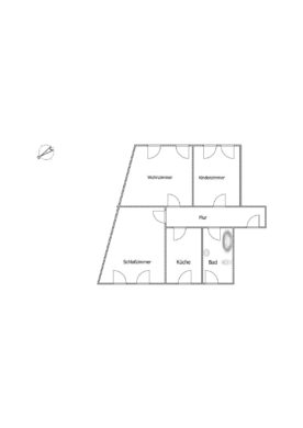 Wohnungsgrundriss 78qm - Gemütliche 3-Zimmer-Wohnung in Halle (Saale) zur Miete